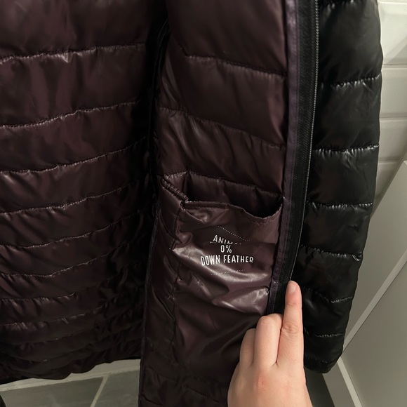 s.Oliver Womens Medium Quilted coat with a pouch - black NWOT - Picture 6 of 10